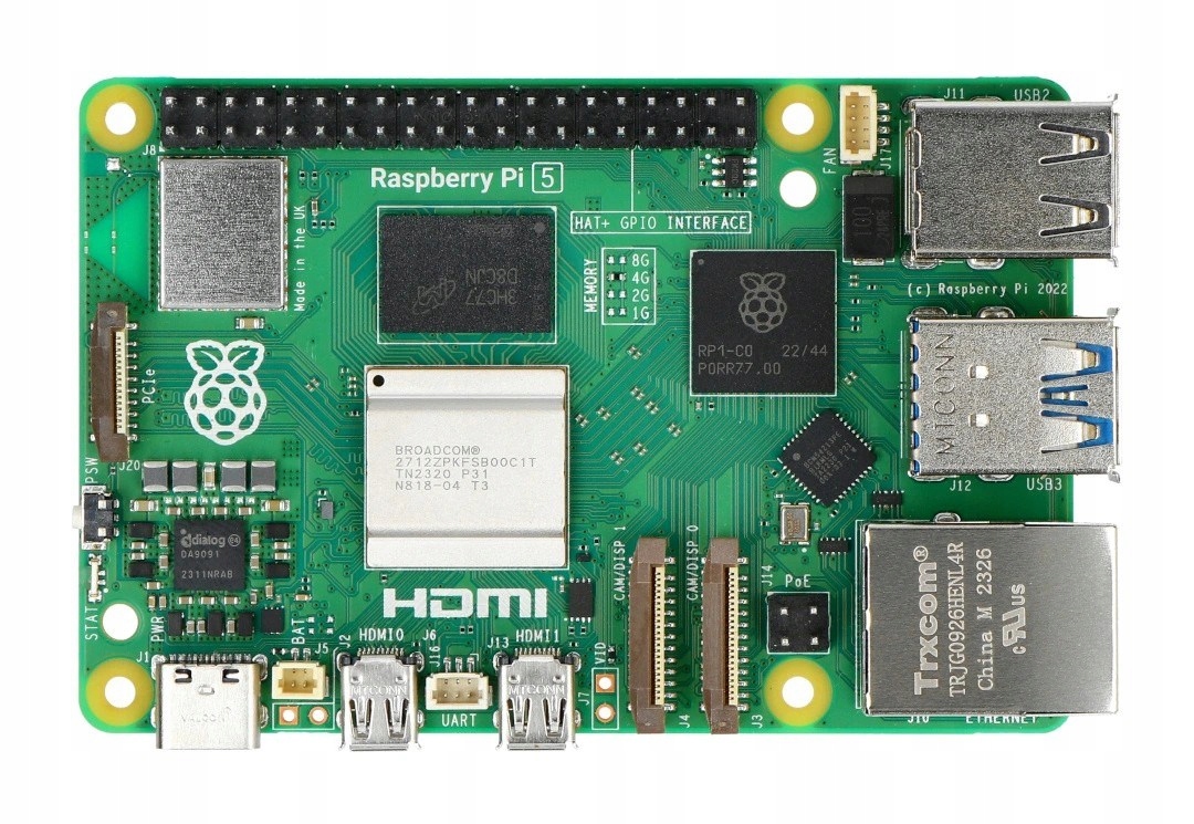 Wymiary i zasilanie Raspberry Pi 5 Model B