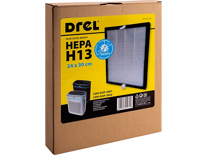 DREL Filtr HEPA H13 Do Oczyszczacza Powietrza