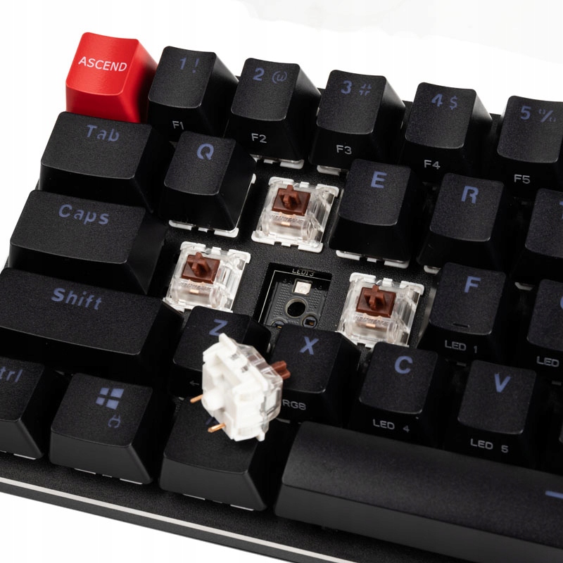 Wymiary i waga klawiatury Glorious GMMK Compact