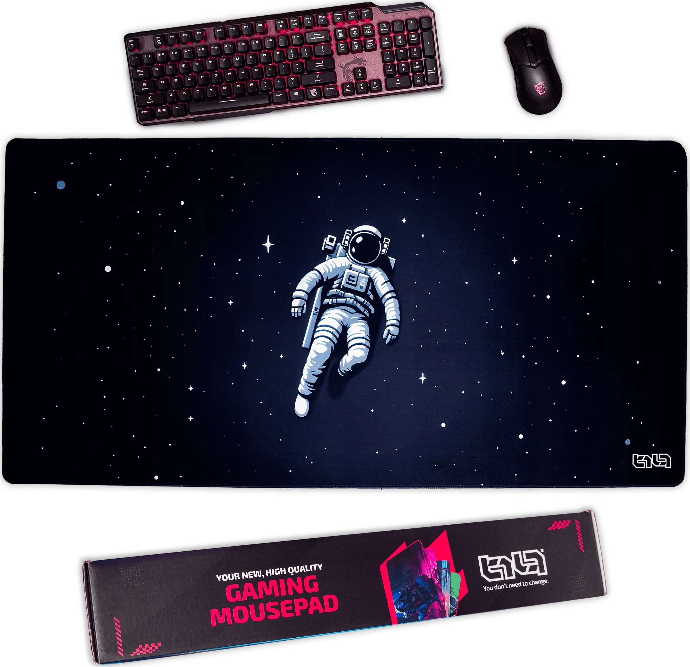 Podkładka Gamingowa Tilt Zagubiony Astronauta 100x50 – Komfort i Styl w Twoim Biurze