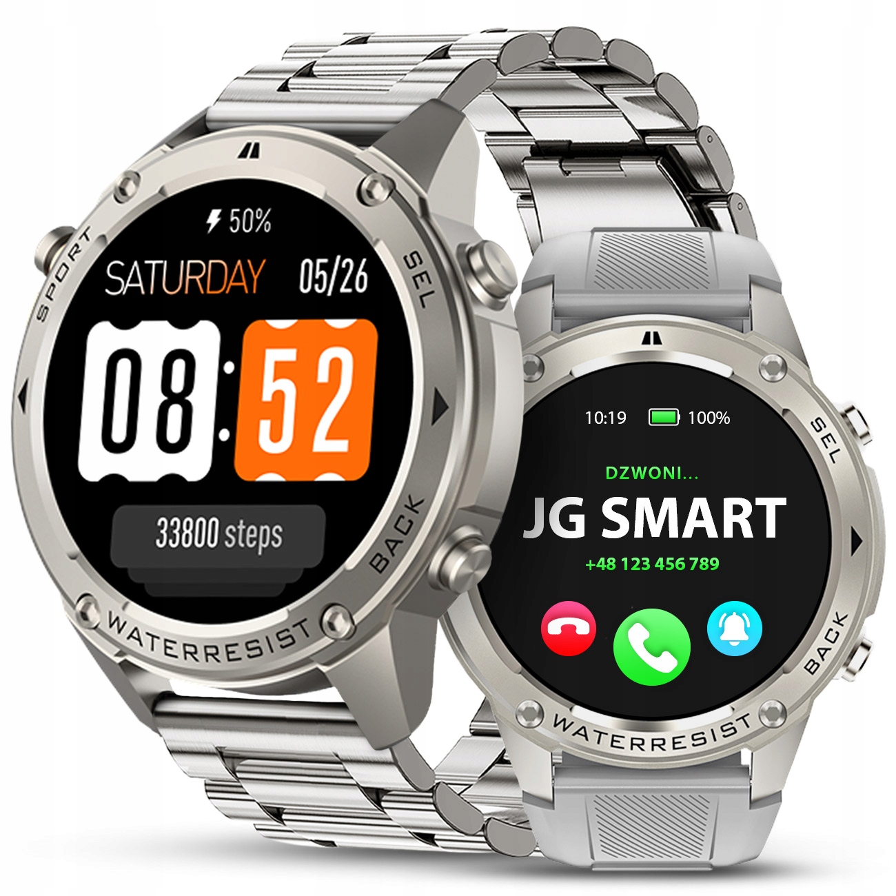 Smartwatch Zegarek Męski GPS Menu PL Wodoodporny Rozmowy Sport Smart Watch – Twój idealny towarzysz aktywności
