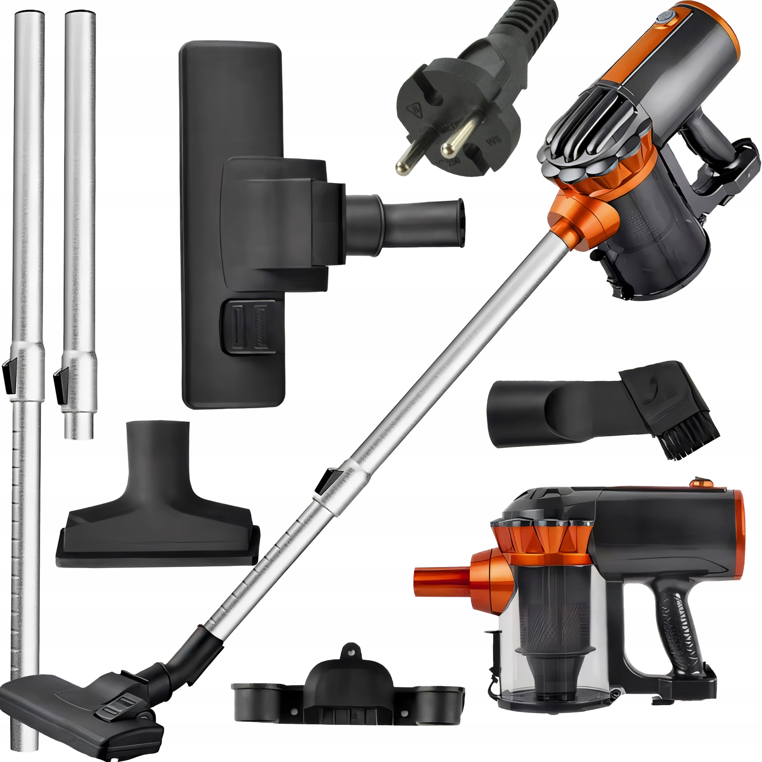 Teleskopowa rura dla wygody użytkowania