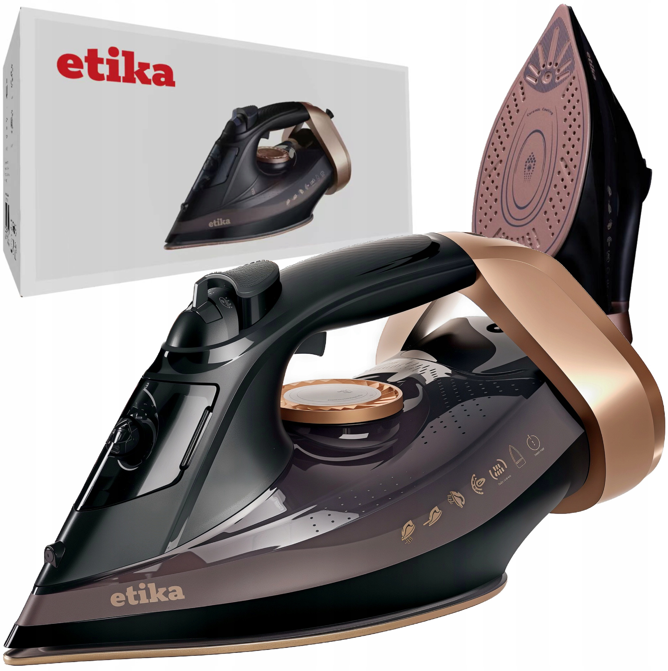 Żelazko Et 12 Ceramiczny 3200 W – Wydajność i komfort prasowania