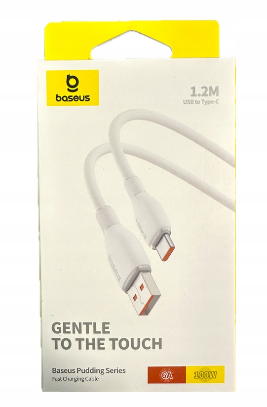 Kabel Pudding 100W USB-A - USB-C 1,2m – Szybkie i niezawodne ładowanie