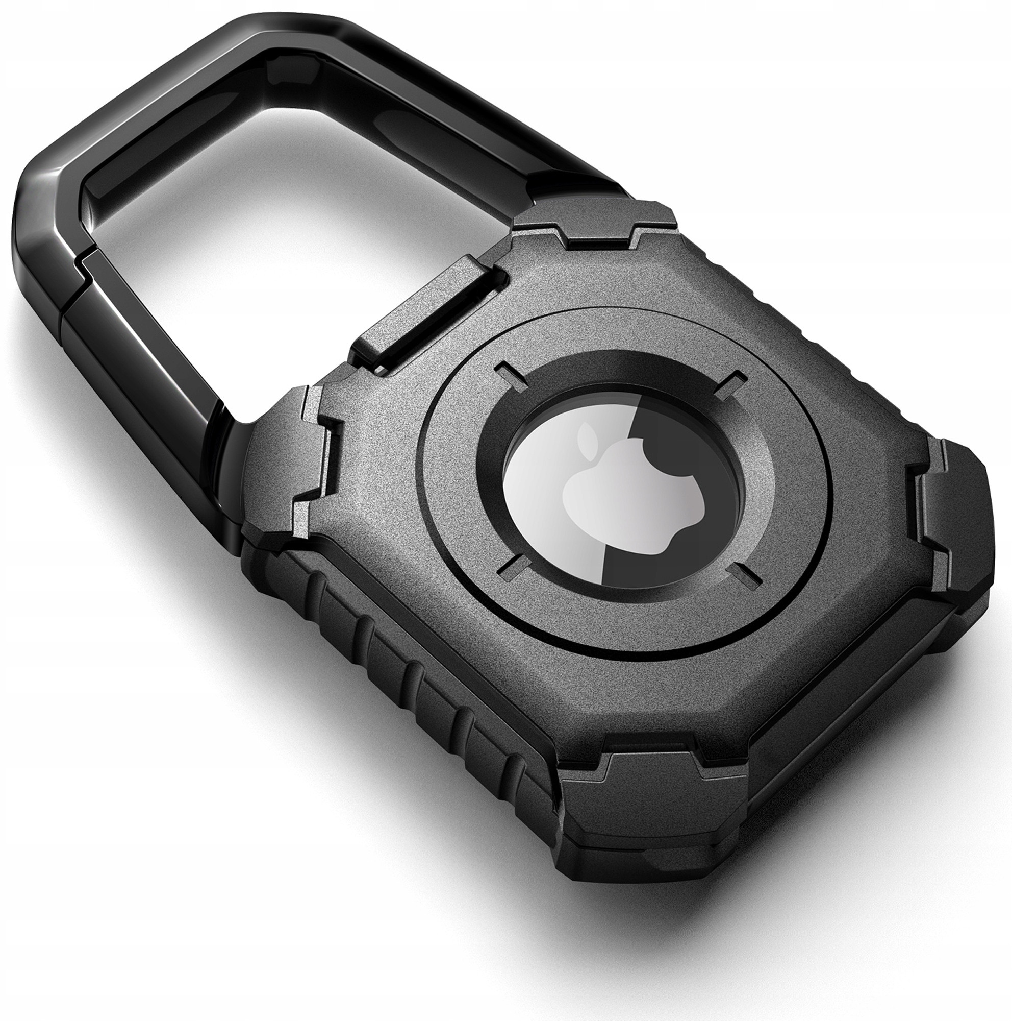 Brelok Tech-Protect Kevlar Apple AirTag 1 / 2 Black – Wytrzymała ochrona dla Twojego lokalizatora
