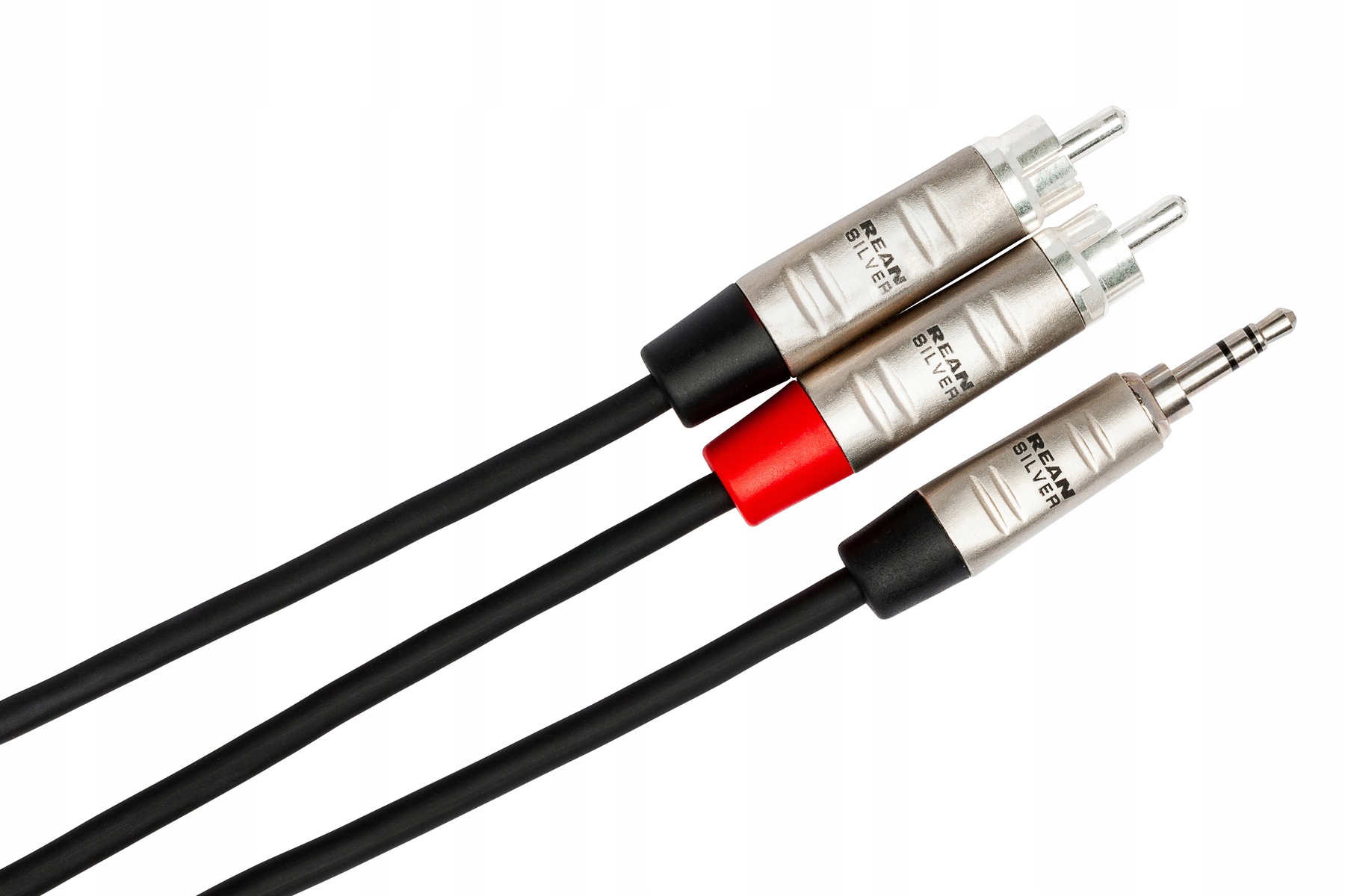 Kabel Jack 3.5mm - RCA (Cinch) x2 3.05m srebrny (HMR-010Y) – Idealne połączenie audio