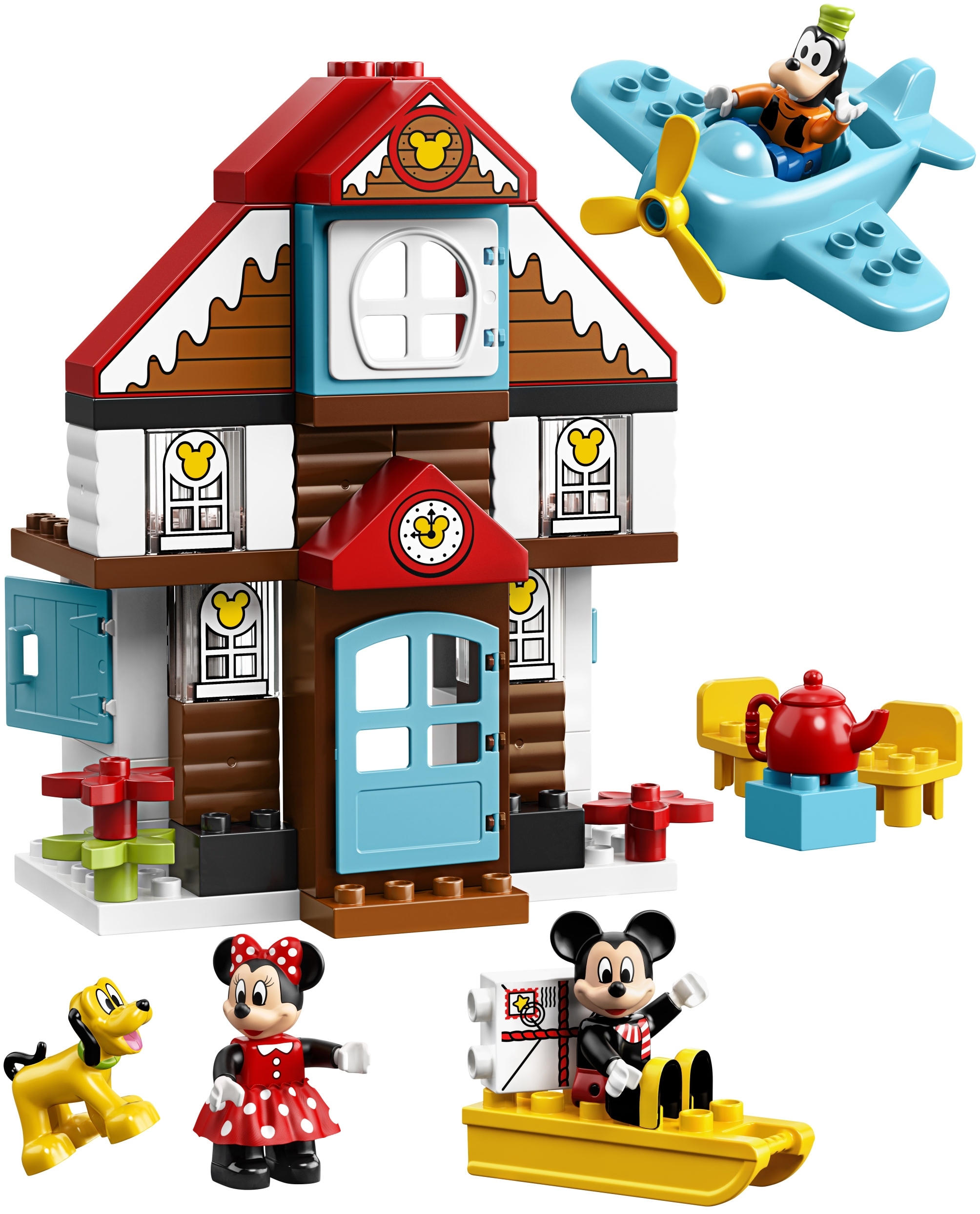 Zestaw z 4 figurkami LEGO DUPLO – Myszka Miki, Minnie, Goofy i Pluto