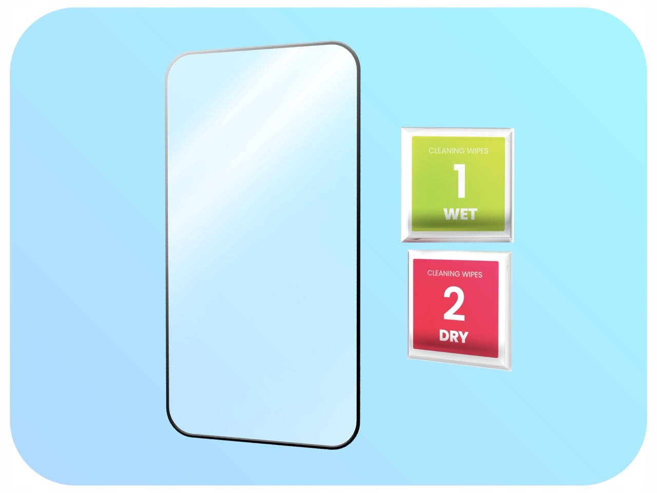 Szkło hartowane 9H w zestawie – Dodatkowa ochrona ekranu