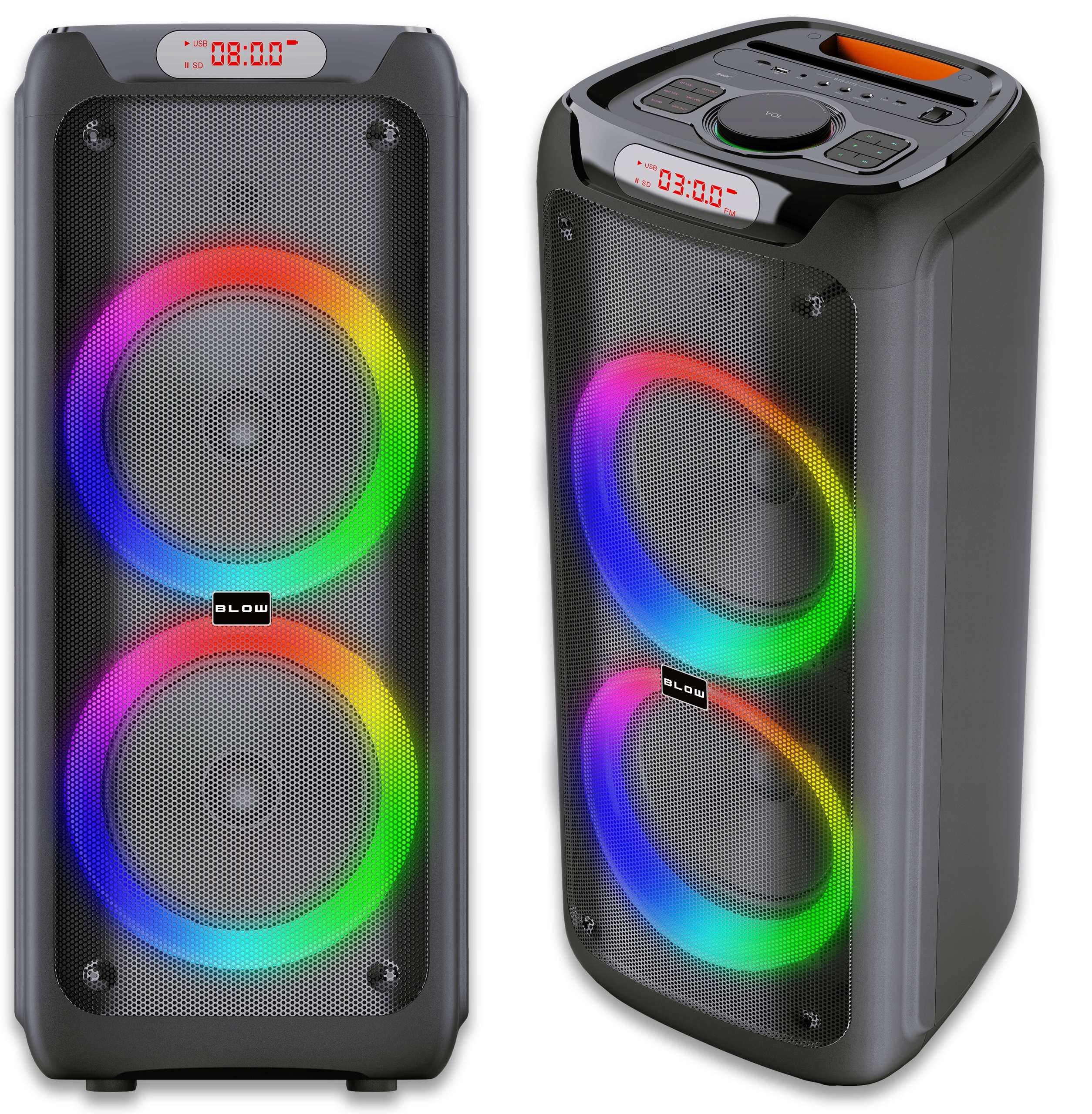 Efektowne podświetlenie LED i różnorodne źródła muzyki