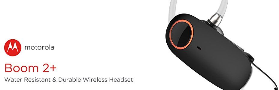 Motorola Boom 2+ wodoodporny i trwały bezprzewodowy zestaw słuchawkowy (MH003A)