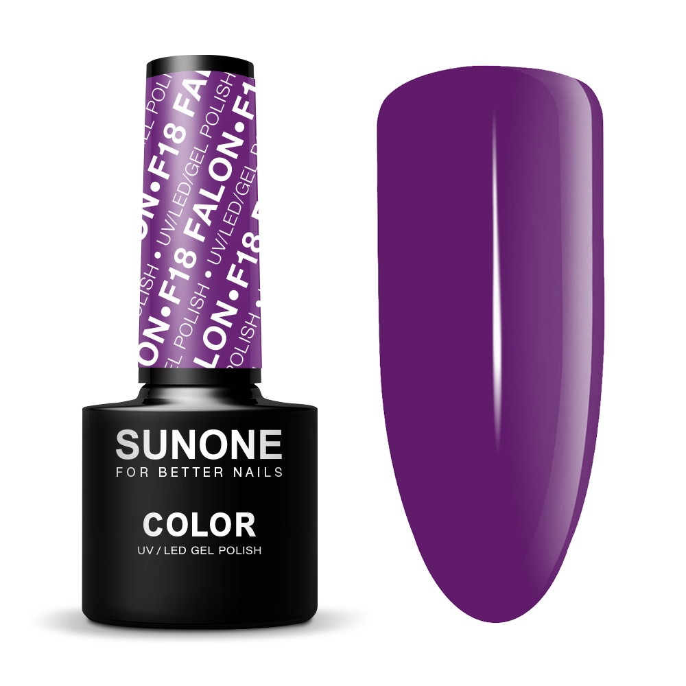 SUNONE UV/LED Gel Polish Color lakier hybrydowy F18 Falon – Idealny wybór dla pięknych paznokci