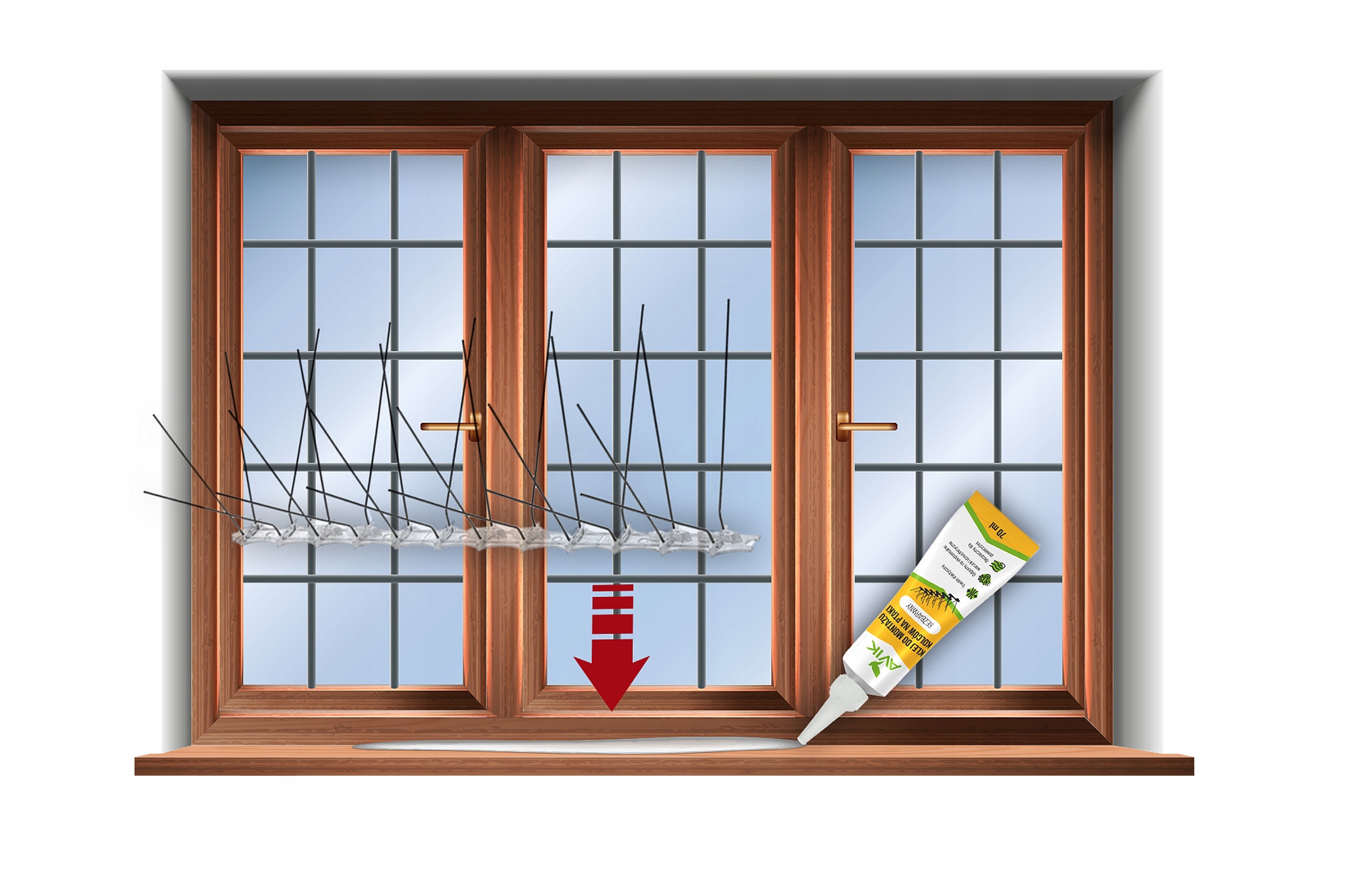 Super mocny klej do montażu kolców – Idealne łączenie różnych powierzchni