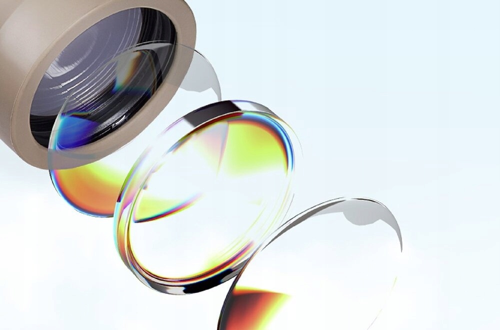 Optyka o wysokiej jasności i powiększeniu 8x