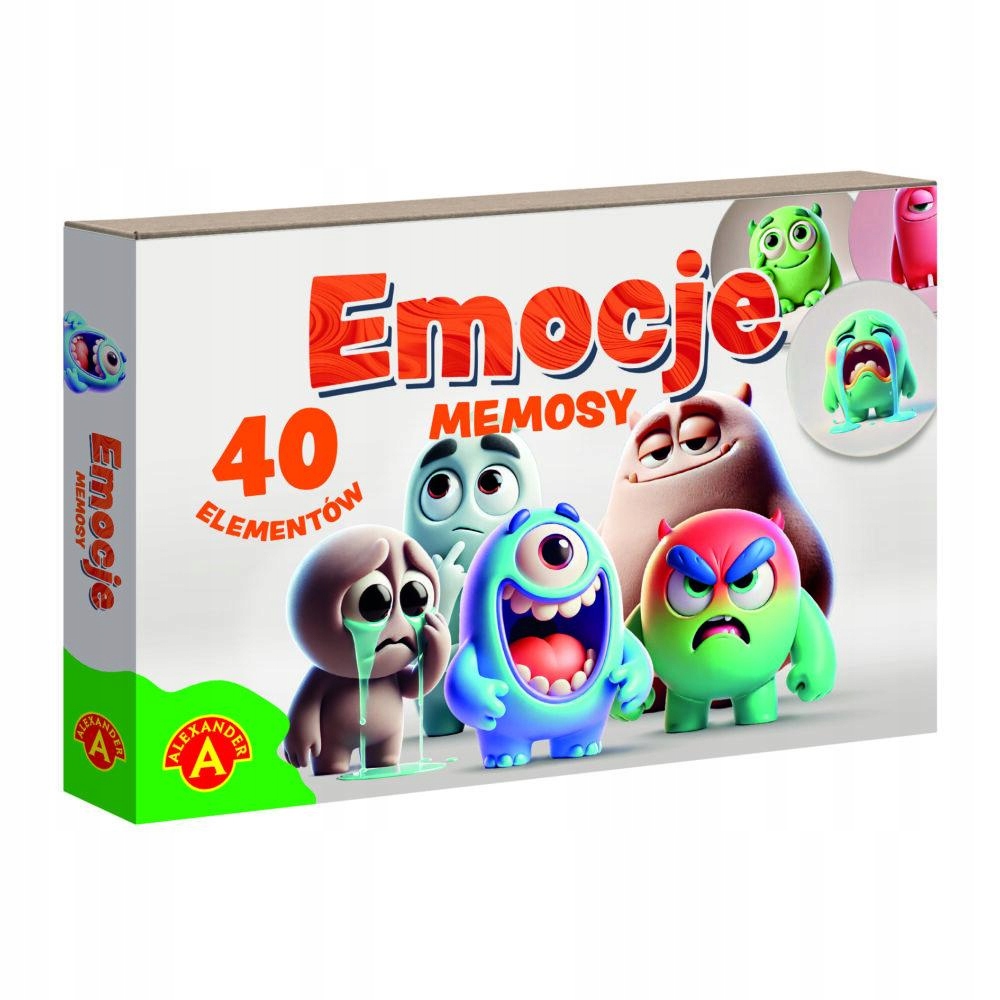 Pamięć Memos Emocje 29789 – Gra rozwijająca emocje i pamięć