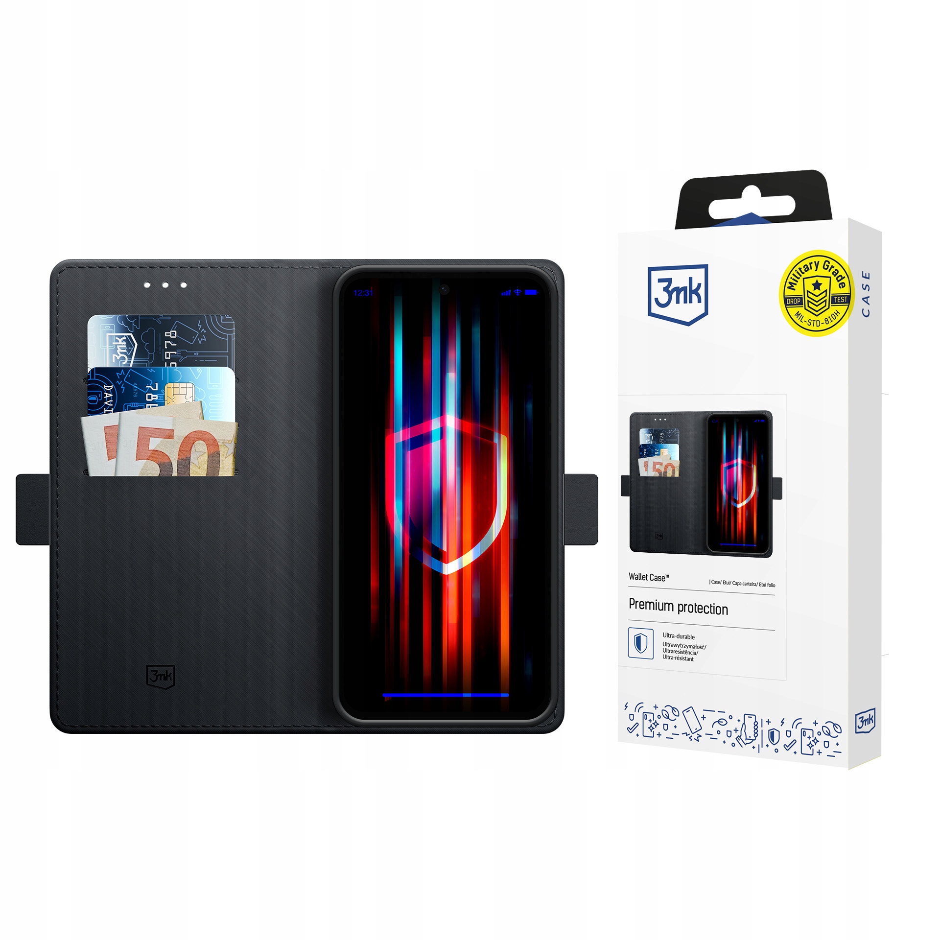 Etui 3mk Wallet Case pro Redmi 14C – Ochrona i funkcjonalność w jednym