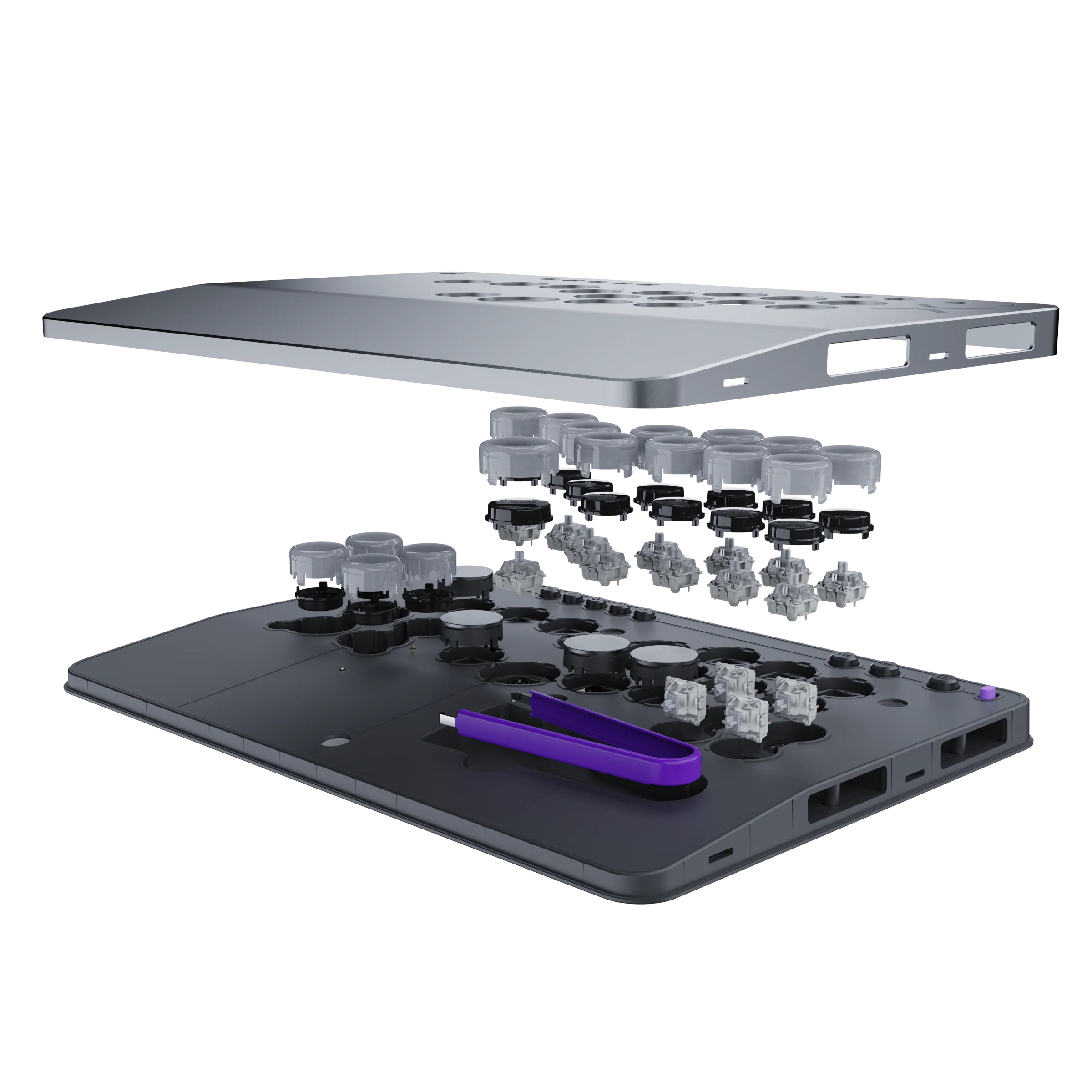 Wymienialne przełączniki Cherry MX Speed Silver RGB