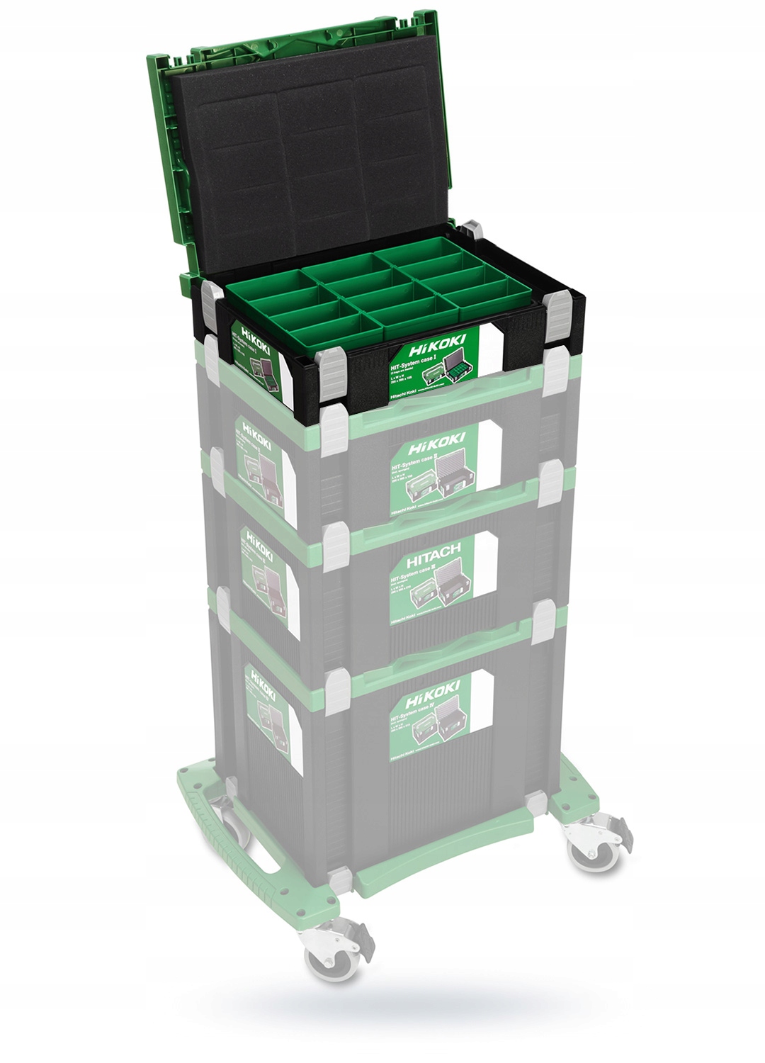 Możliwość łączenia z innymi walizkami serii HIT-SYSTEM