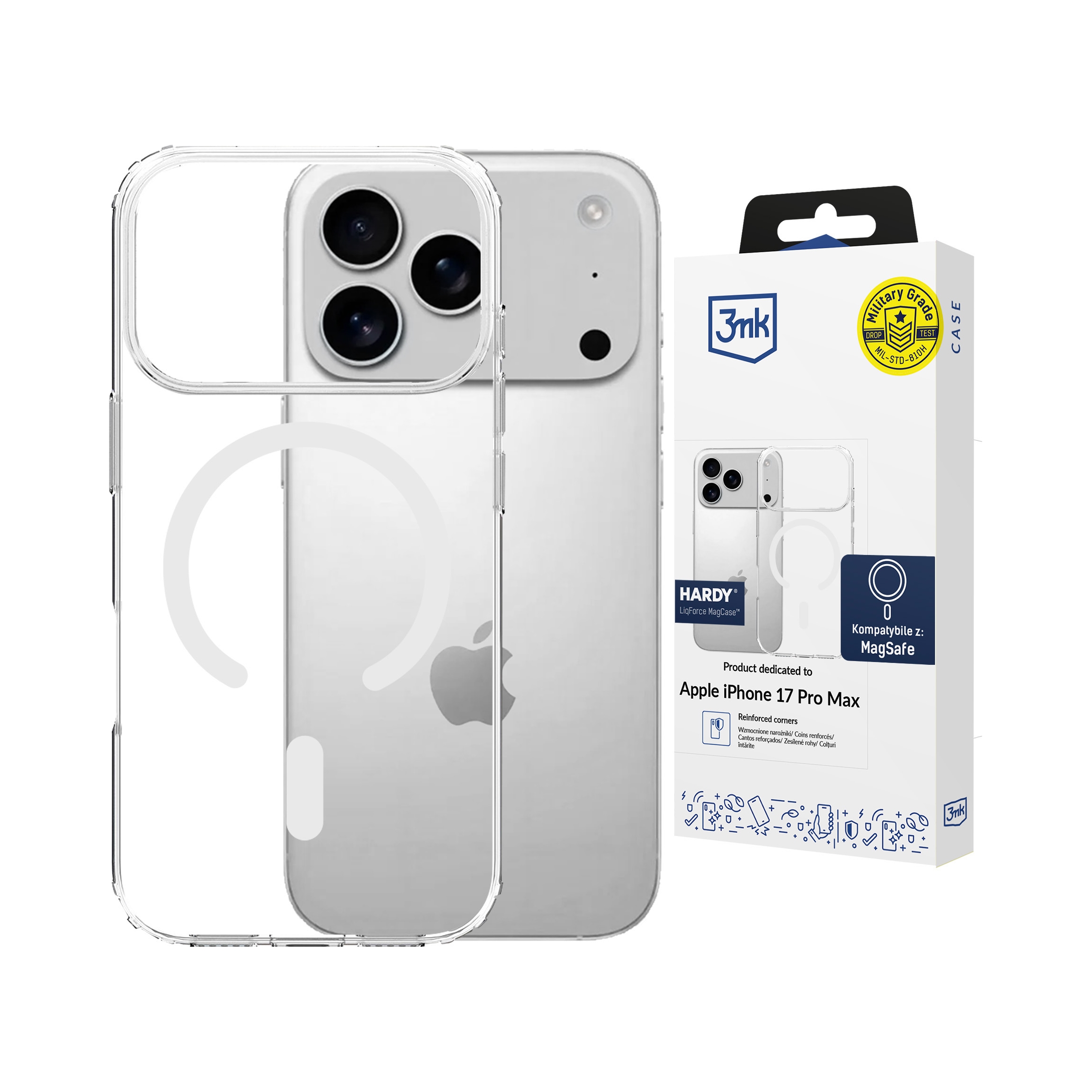 Apple iPhone 17 Pro Max - Etui HARDY® LiqForce MagCase™ dla maksymalnej ochrony