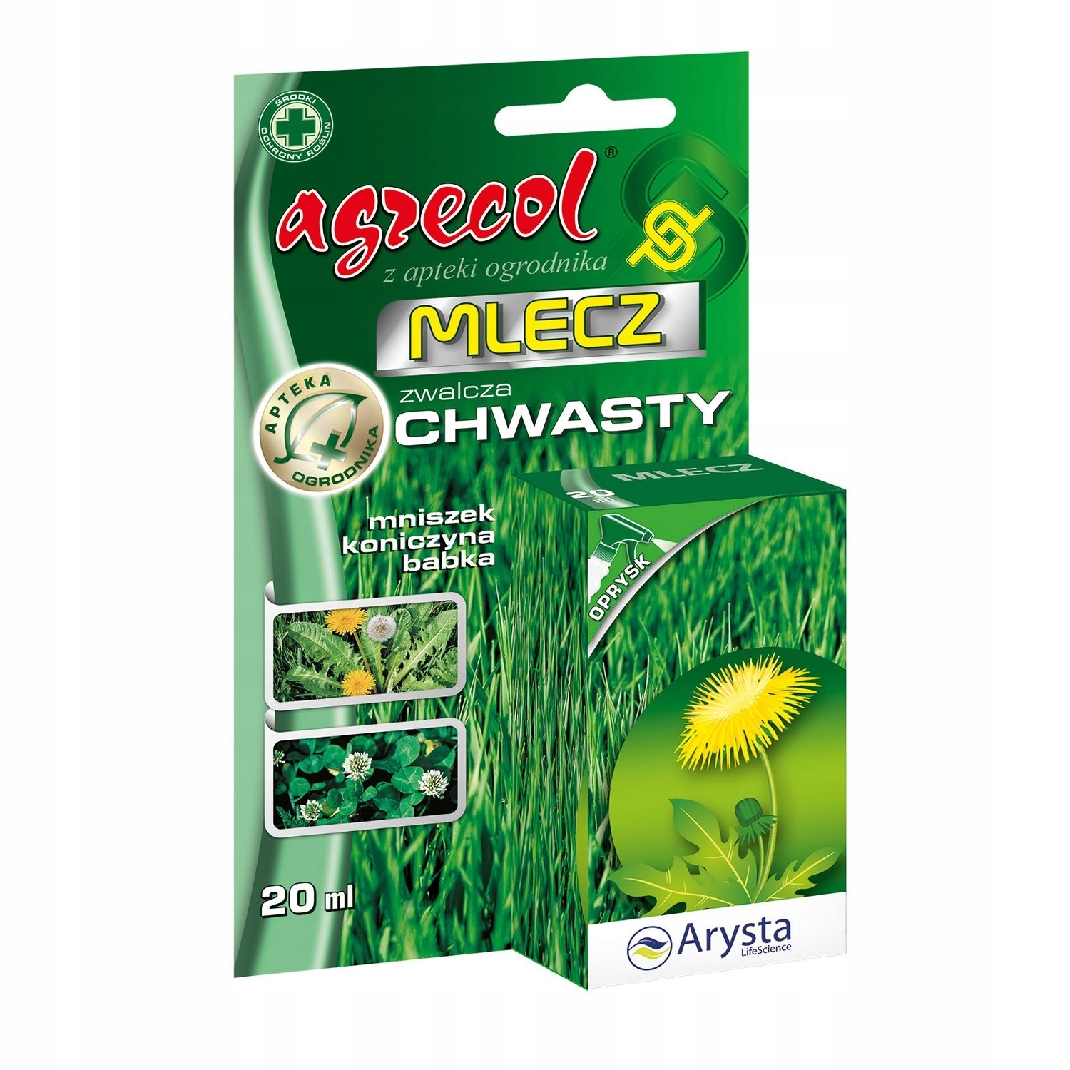 Mlecz – Środek do zwalczania chwastów na trawnikach 20 ml