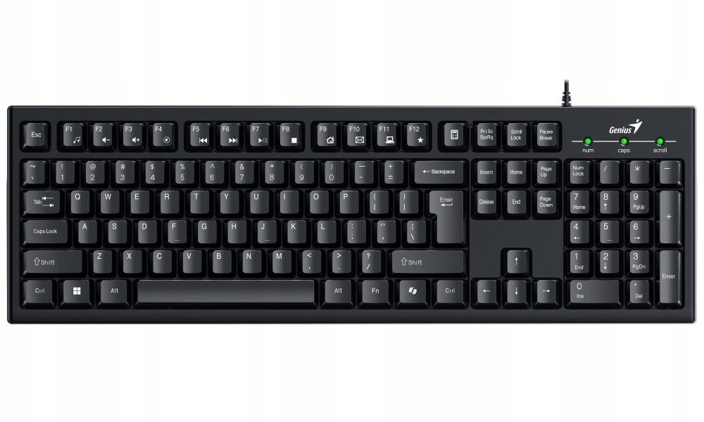 Genius Smart KB-100 COPILOT – Klawiatura przewodowa dla profesjonalistów