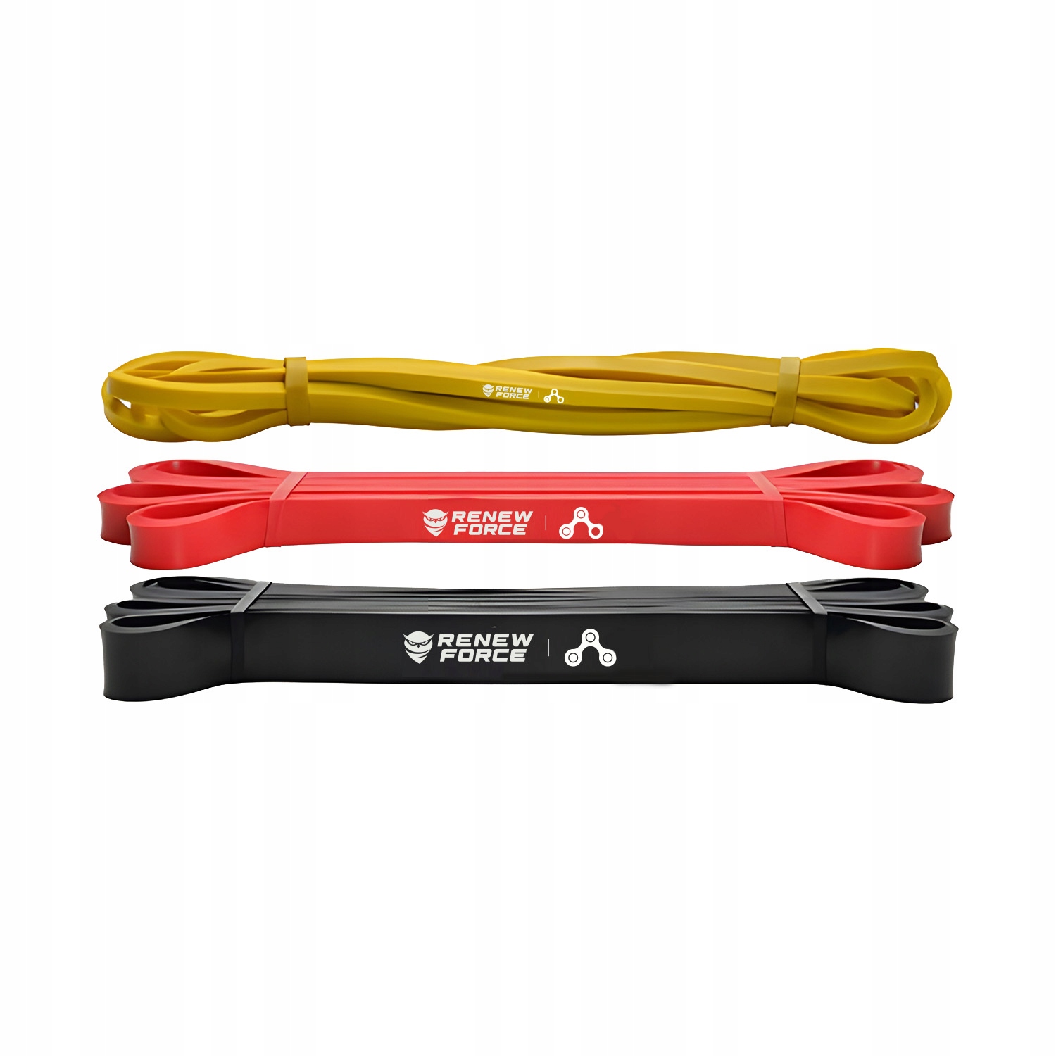 Gumy Oporowe do Ćwiczeń Treningowe do Rozciągania Fitness – Zestaw 3 szt Gum