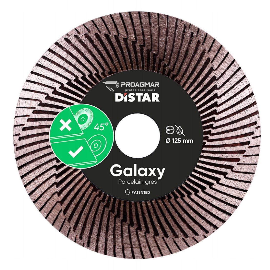 DISTAR Tarcza diamentowa 125mm x 1,6mm x 22,23mm GALAXY – Idealne cięcie dla profesjonalistów