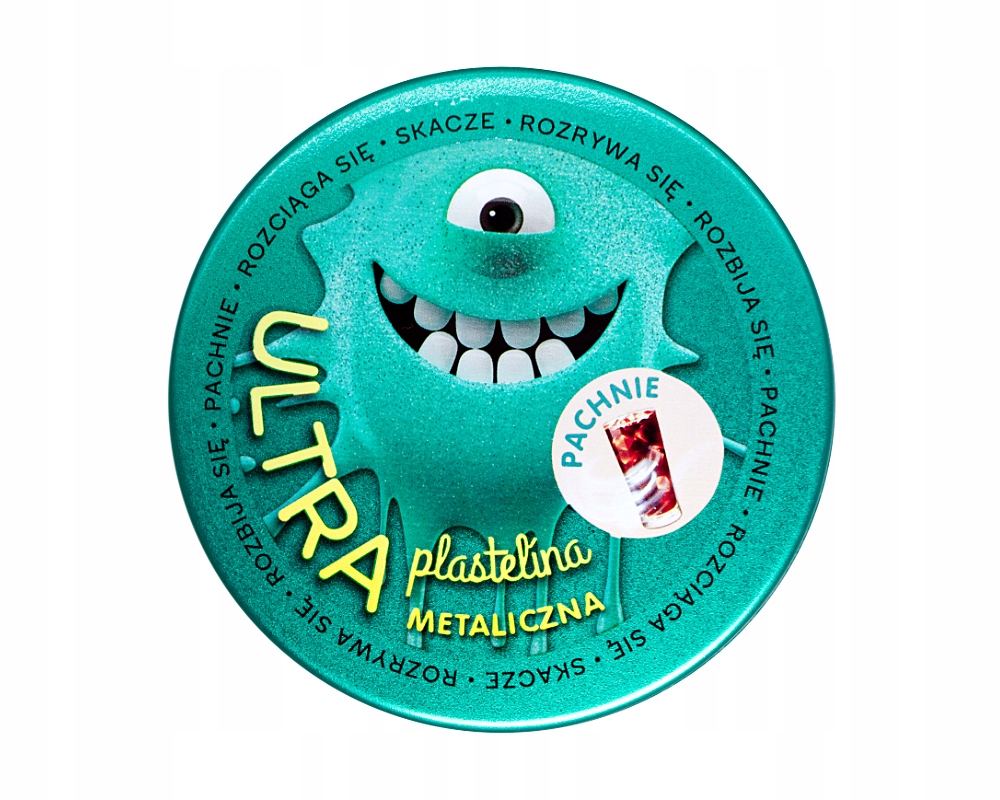 Pachnąca ultraplastelina – Zielona metaliczna z zapachem coli