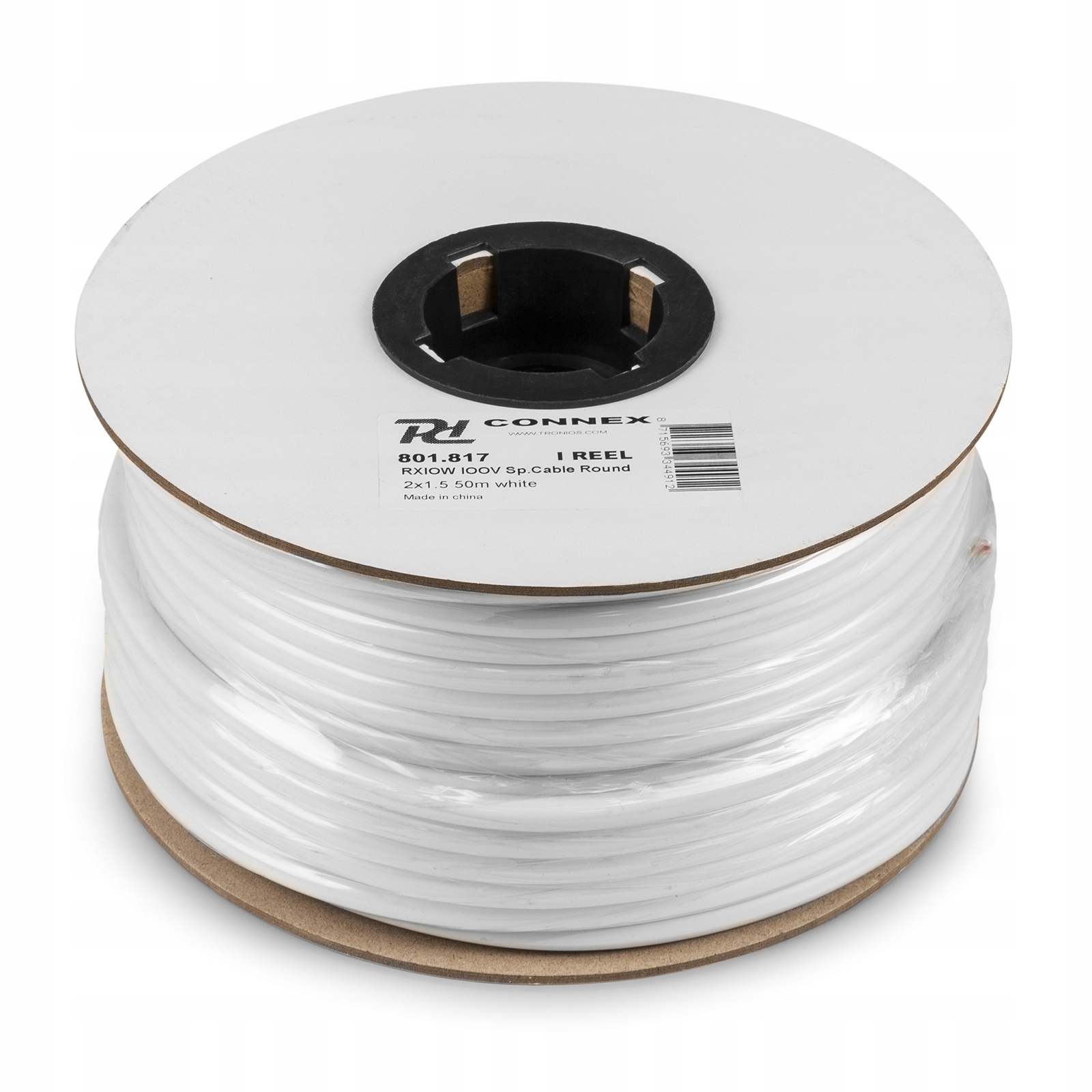 Przewód głośnikowy 1m /okrągły 100V 2x 1,5mm² biały PD Connex – Idealne połączenie audio