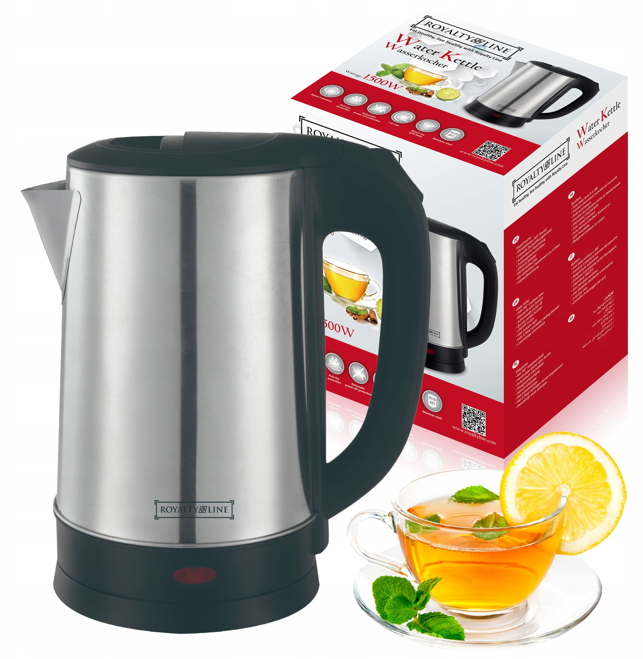 Wysoka moc 1500W dla szybkiego gotowania