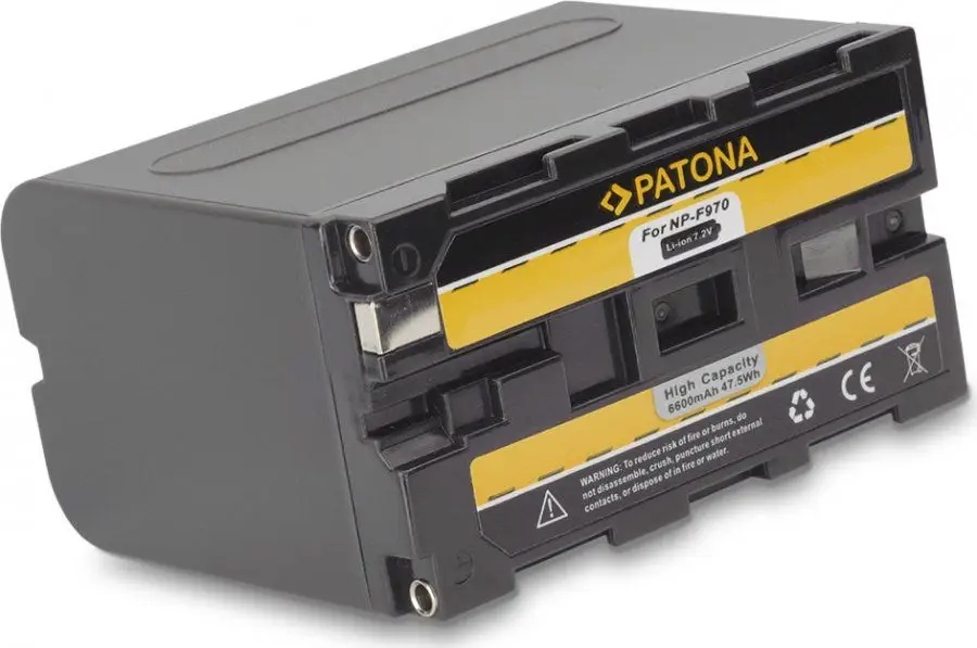 Patona NP-F970 6600 mAh – Wydajny akumulator do kamer i aparatów Sony