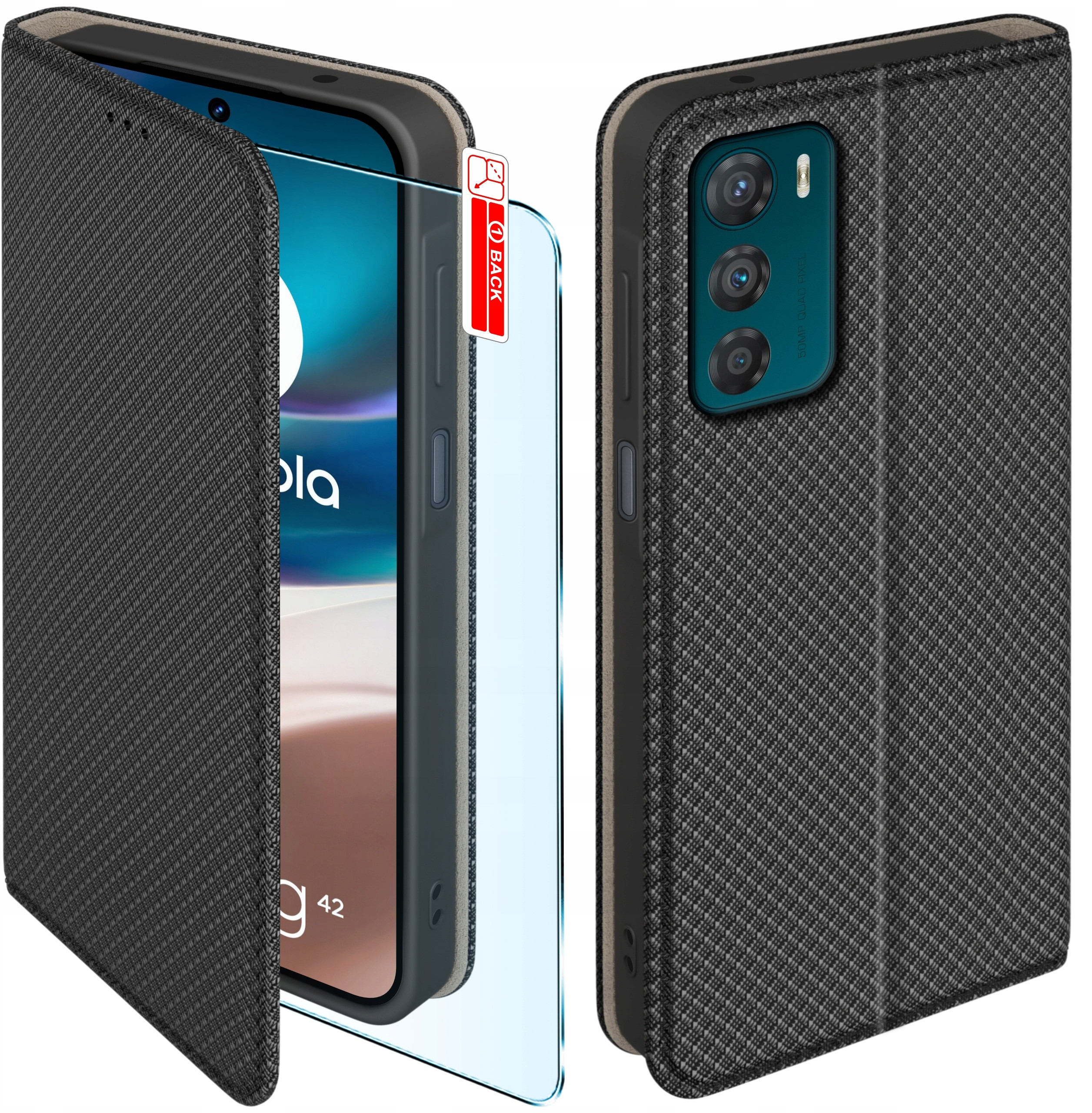 Etui z klapką do Motorola Moto G42 – Ochrona i styl w jednym