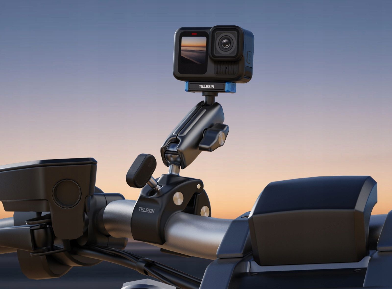Mocowanie Uchwyt Magnes Zacisk Imadło Rower Kierownica Rura GoPro Hero 13 – Idealne rozwiązanie dla aktywnych