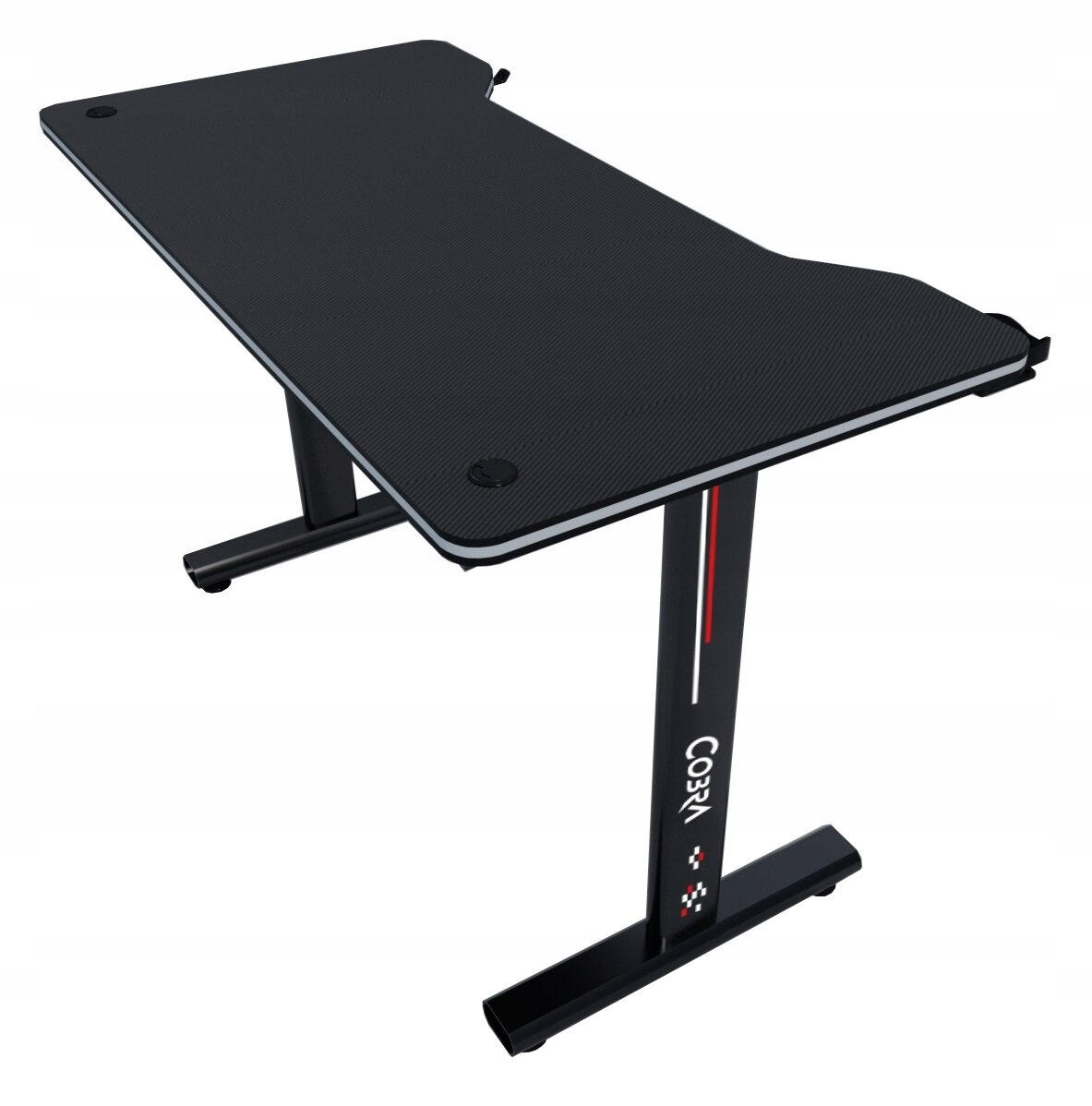 Biurko gamingowe Cobra CR4574BK czarny 120 cm – Idealne dla graczy