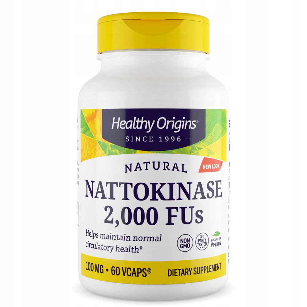 Healthy Origins Nattokinaza 2000 FUs - Suplement diety dla zdrowia