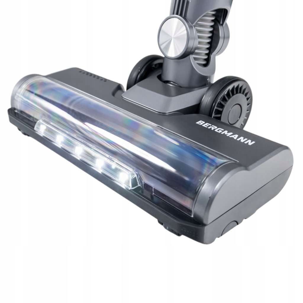 Elektroszczotka z oświetleniem LED – Dokładne czyszczenie dywanów i twardych podłóg