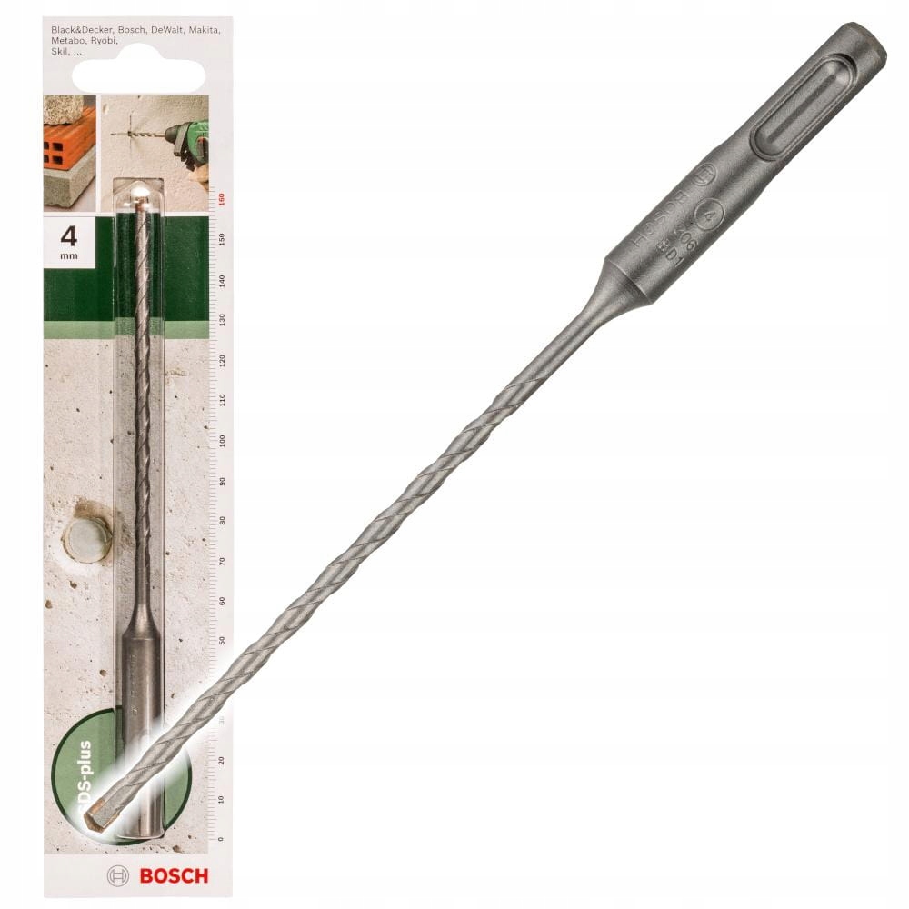 Wiertło Bosch SDS-Plus Ø4x100x160mm – Niezawodne narzędzie do wiercenia