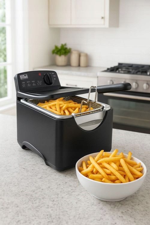 Podwójny system opiekania – Szybsze i chrupiące frytki