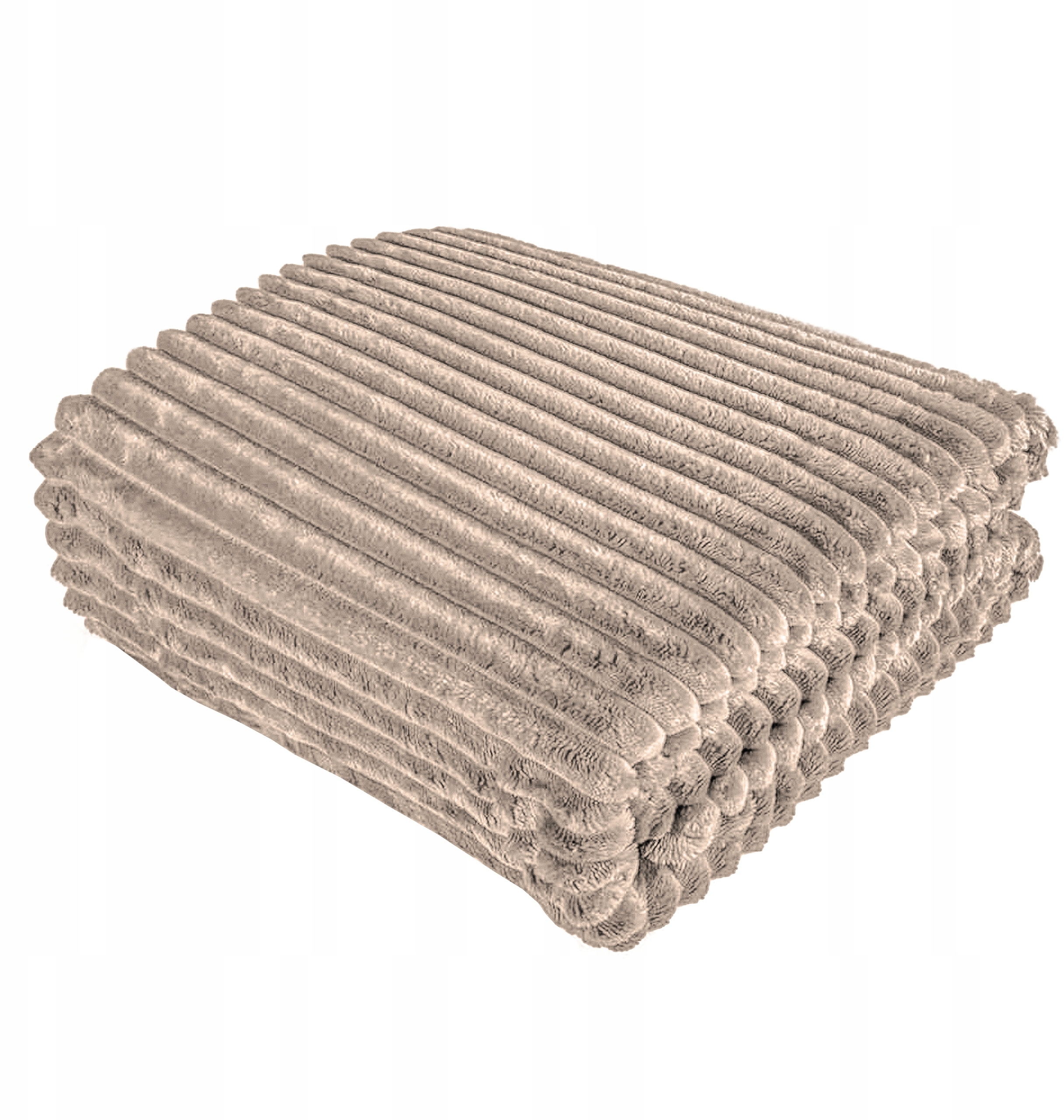 Ciepły koc Lena 200x220 cm taupe – Przytulność i styl w Twoim wnętrzu