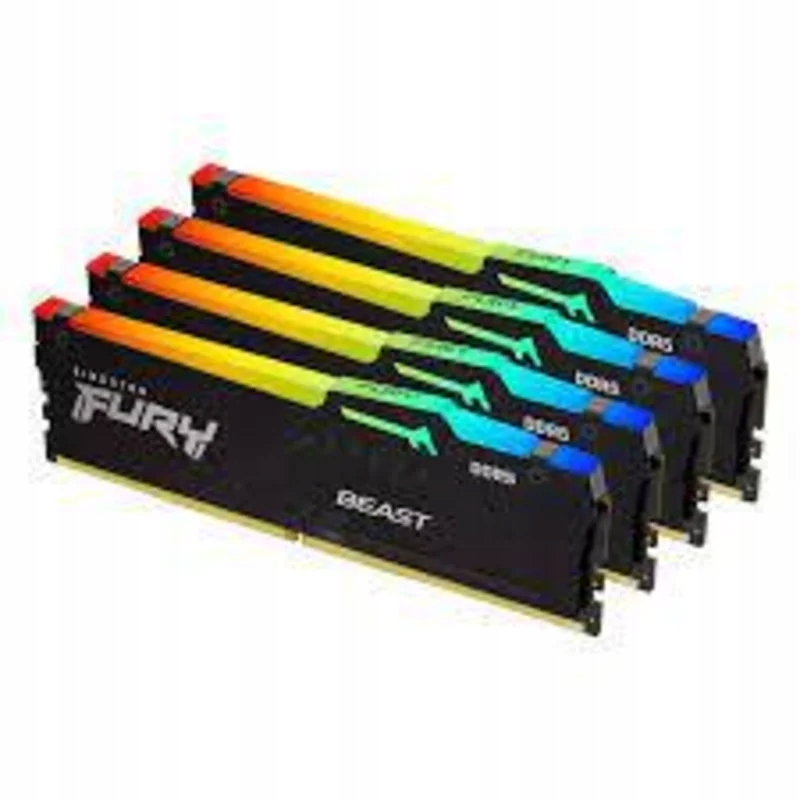 Kingston Technology FURY Beast RGB – Pamięć RAM 64 GB DDR5 6000 MHz