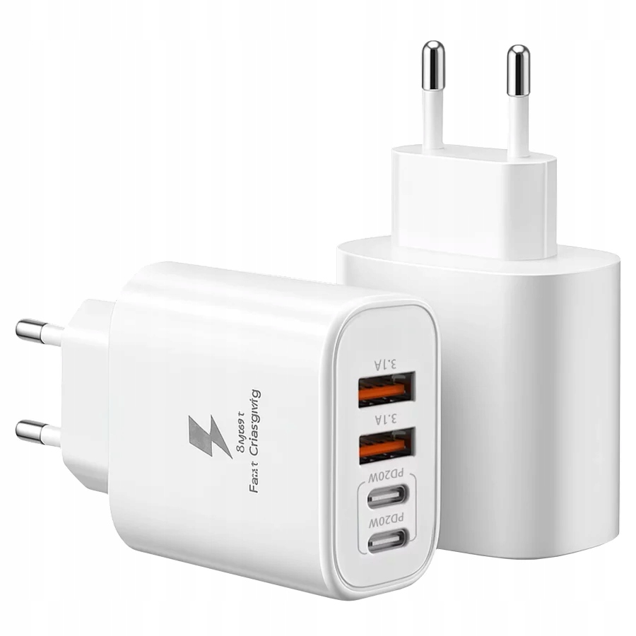 Ładowarka sieciowa 40W 2x USB 2x USB-C Alogy Super Fast Charger – Szybkie ładowanie PowerDelivery PD