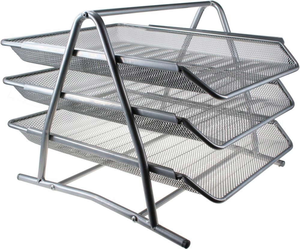 Teka Półka na akta srebrna – Elegancka organizacja dokumentów