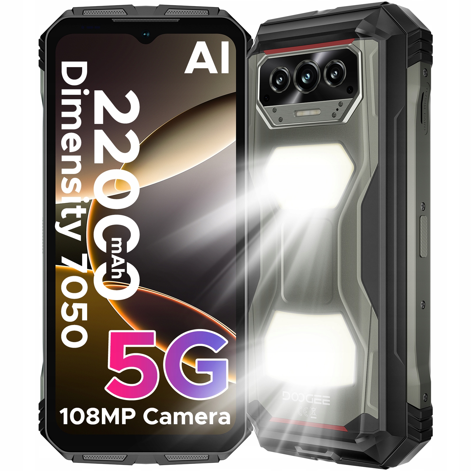 Ogromna bateria 22000mAh z szybkim ładowaniem 33W