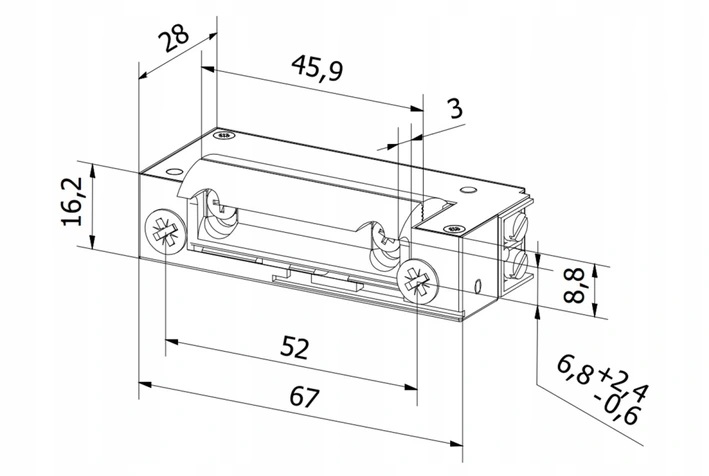 Kompaktowe wymiary i symetryczna budowa