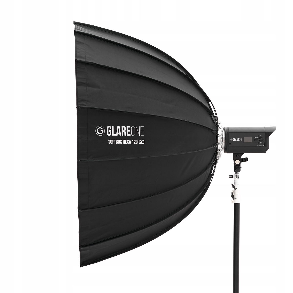 Głęboki softbox heksagonalny z podwójnym dyfuzorem