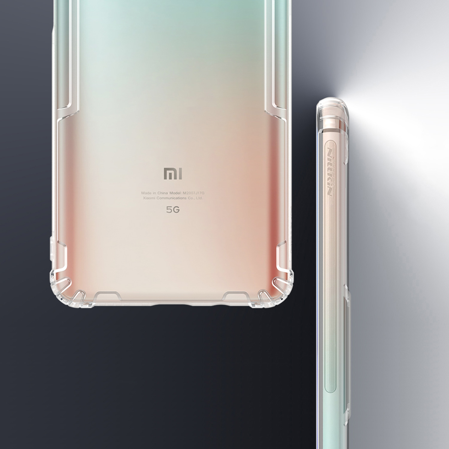 Etui Nillkin Nature dla Xiaomi Mi 10T Lite 5G - Antypoślizgowe elementy ułatwiające chwyt