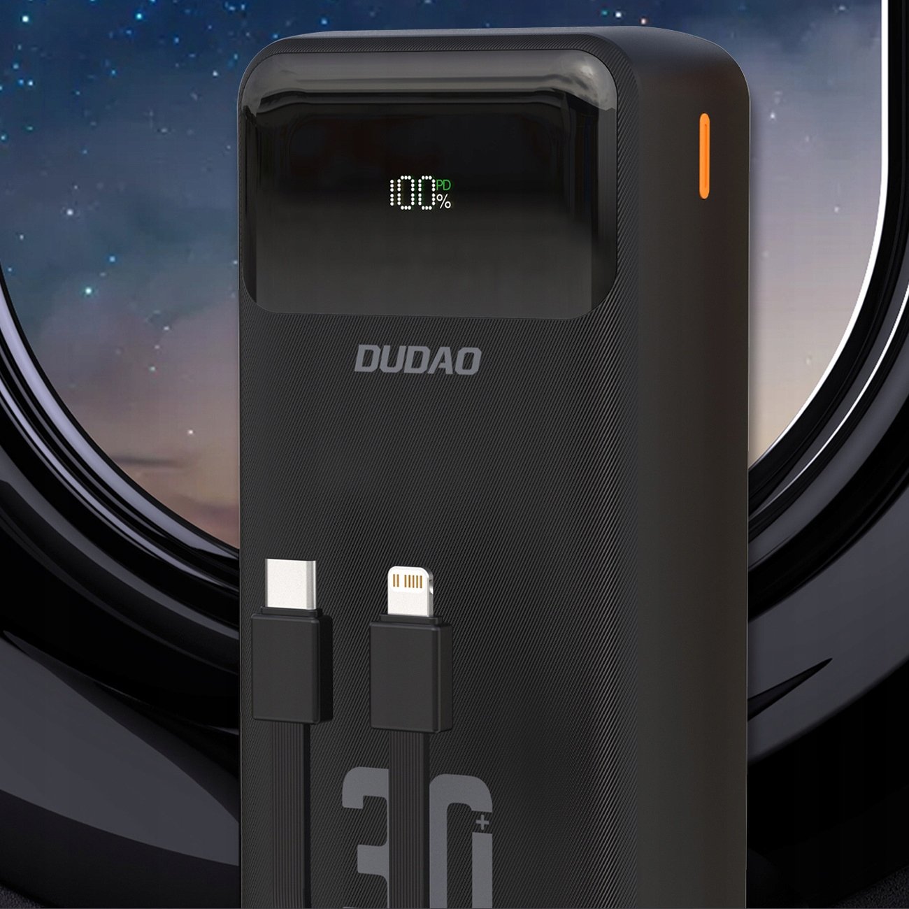 Wbudowane kable USB-C i Lightning – Wygoda w codziennym użytkowaniu