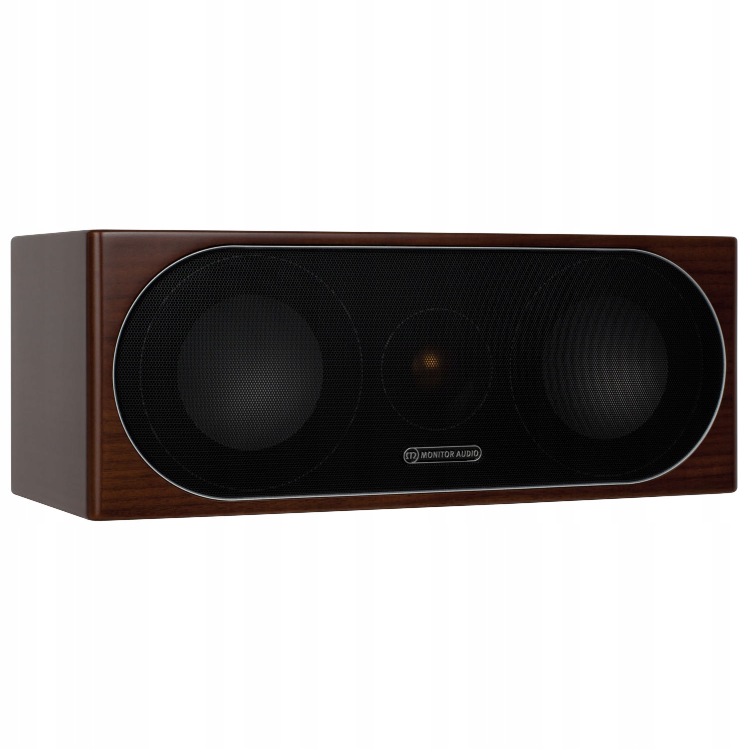 Monitor Audio Radius 200 – Doskonała kolumna centralna w kolorze orzechowym