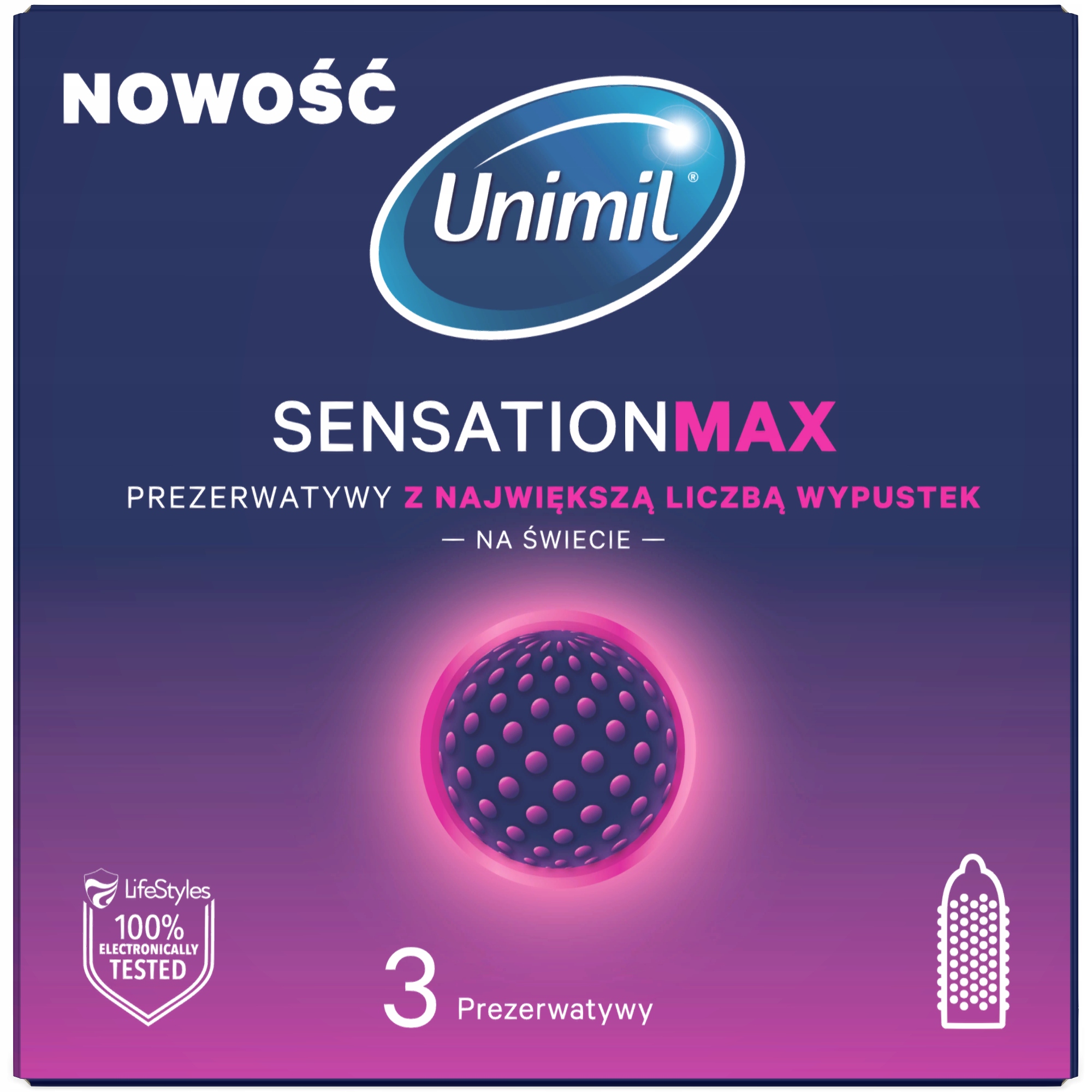 Wyjątkowa liczba wypustek dla zwiększonej przyjemności