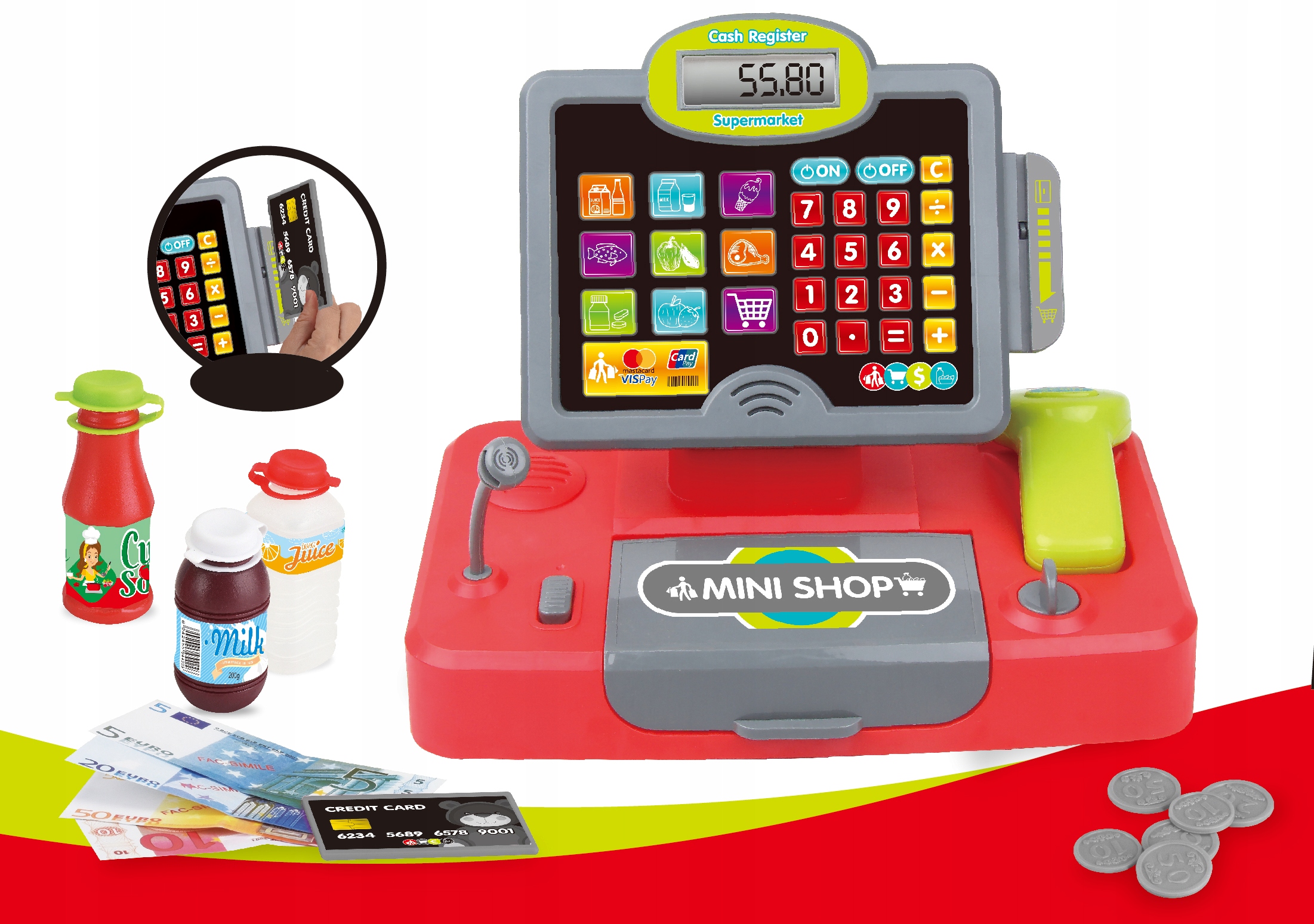 Bezprzewodowy czytnik kodów z efektem świetlnym