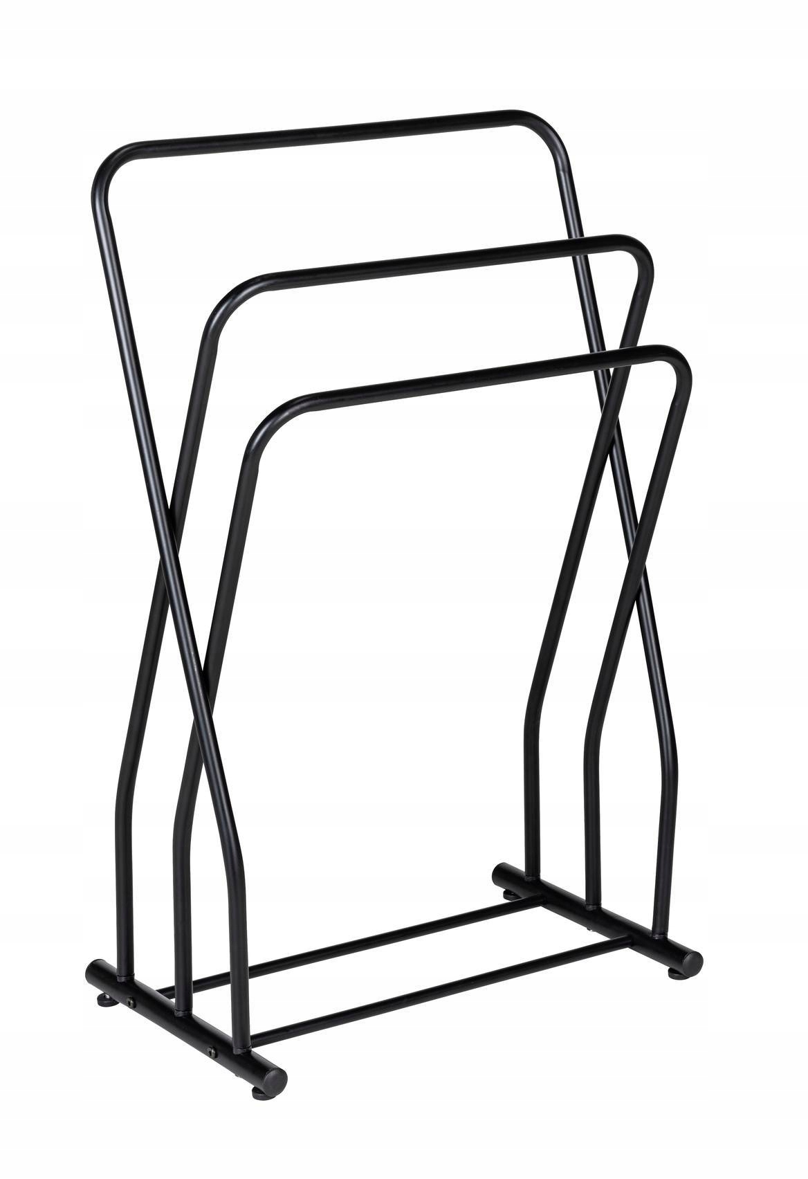 Elegancki design z czarnej stali lakierowanej